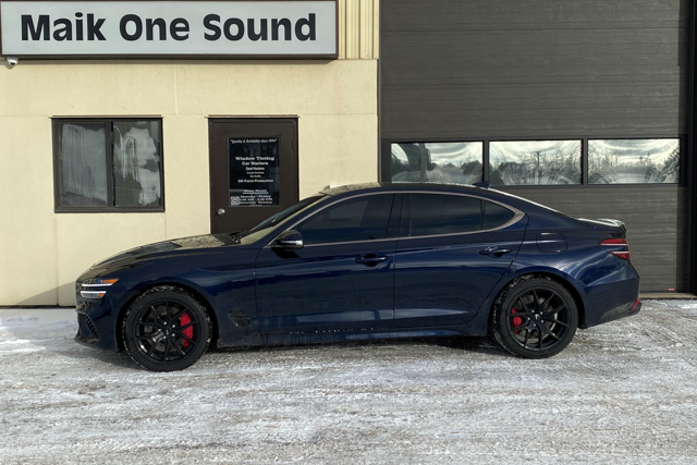2023 Infinity G70 with premium ceramic film installation in North Bay